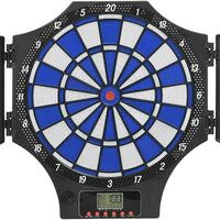 SPORTNOW Electronic Dart Board Set with Cabinet 31 Games for 8 Players
