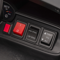 AIYAPLAY Kids Electric Ride pm Police Car with Remote Control, Multicoloured