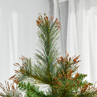 
              HOMCOM 6FT Pre-Lit Christmas Tree Artificial Spruce Tree Holiday D�cor Stand
            