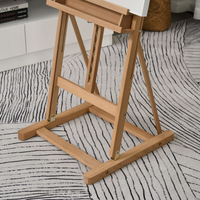 H-Frame Studio Easel Height Adjustable with Canvas Holder Pencil Case Vinsetto