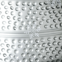 HOMCOM 66cm Christmas Tree Collar with Hollow Snowflake Patterns Silver