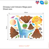 Half Price Dinosaur & Volcano Mega Sheet - Grab a Bargain