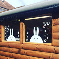 
              Easter Bunny Themed Window Decoration Stickers
            