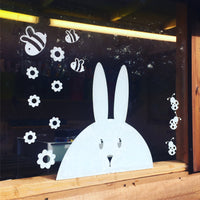 
              Easter Bunny Themed Window Decoration Stickers
            