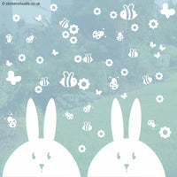 
              Easter Bunny Themed Window Decoration Stickers
            