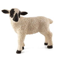 Black-Faced Lamb Standing Realistic Farm Animal Figure