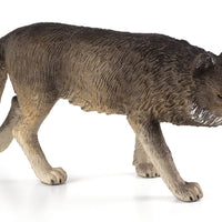 Timber Wolf Walking Toy Realistic Wildlife Figurine