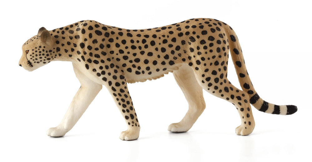 Male Cheetah Toy Realistic African Wildlife Figurine