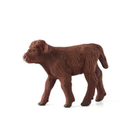 Highland Calf Toy Realistic Farm Animal Figurine