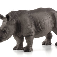 White Rhinoceros Toy Realistic Wildlife Model