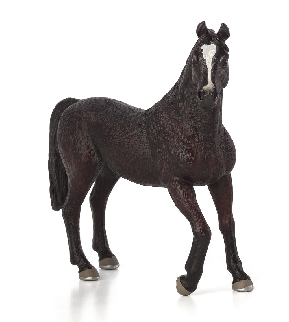 Arabian Stallion Black Toy Realistic Equestrian Model