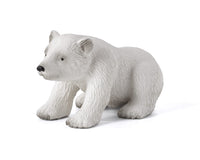 
              Polar Bear Cub Sitting Toy Realistic Arctic Animal Figure
            