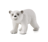 
              Polar Bear Cub Walking Toy Realistic Arctic Animal Model
            