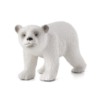 Polar Bear Cub Walking Toy Realistic Arctic Animal Model