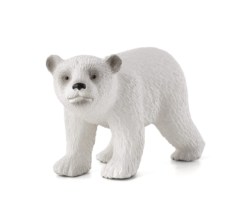 Polar Bear Cub Walking Toy Realistic Arctic Animal Model