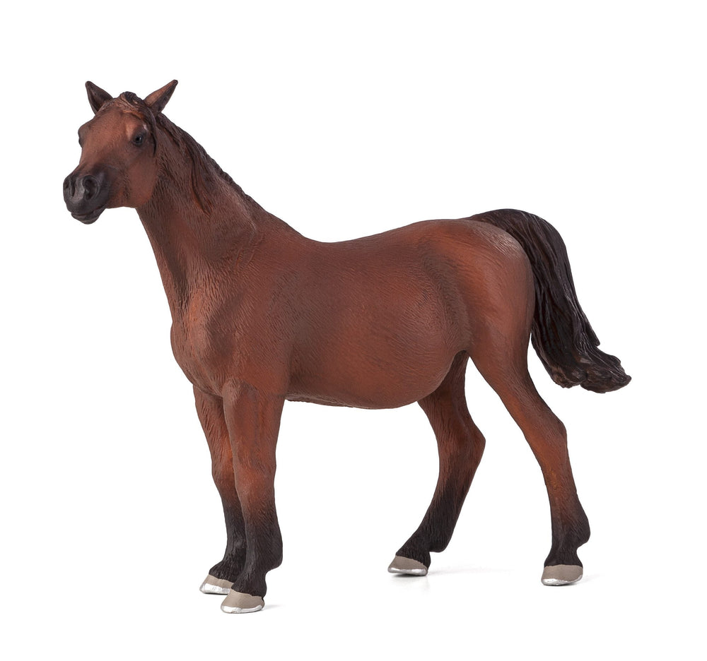 Arabian Mare in Foal Realistic Equestrian Figurine