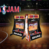 Arcade1Up NBA Jam Shaq Edition Partycade Arcade Machine 3 Games in 1