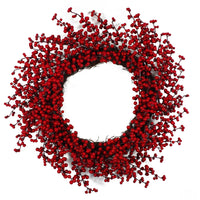 
              60cm (24 inches) Large Luxury Christmas Red Berry Floristry Wreath
            