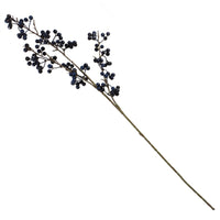 70cm Artificial Blue Christmas Berry Spray