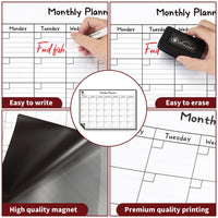 
              Vinsani Monthly Planner 4 Markers & Eraser 0000145
            