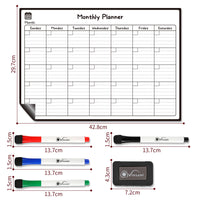 
              Vinsani Monthly Planner 4 Markers & Eraser 0000145
            