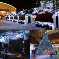 
              Planet Solar 100 LED White Outdoor String Solar Powered Fairy Lights
            