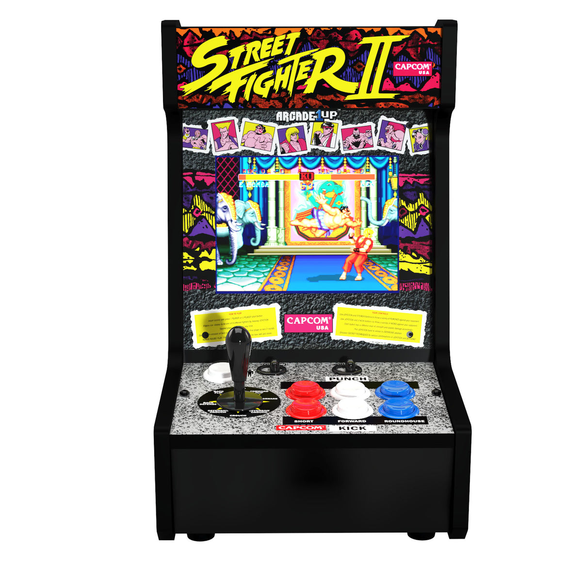 Arcade1up Street Fighter II Countercade Arcade Machine 5 Games In 1 ...