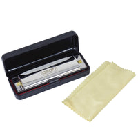 
              1X Classic Metal 10 Holes C Harmonica | AS-20185 HM-03-10S
            