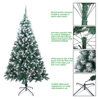 
              7FT Spray White PVC Christmas Tree 870 Branches
            