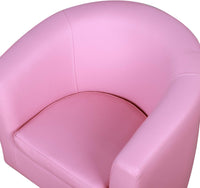 
              HOMCOM Kids Mini Sofa Children Armchair with Ottoman for Bedroom Playroom Pink
            