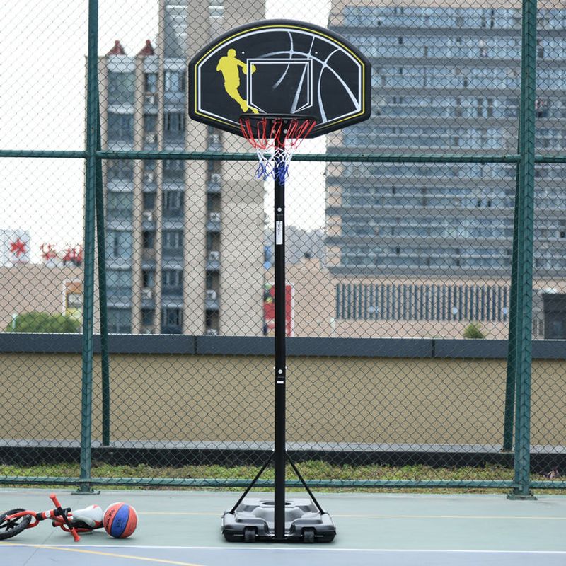 HOMCOM Portable 1.9m-3.05m Adjustable Basketball Hoop Goal Adjustable Height