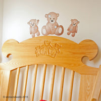 Now On Sale Tatty Teddy style Fabric Wall Stickers - Reusable