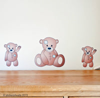 
              Now On Sale Tatty Teddy style Fabric Wall Stickers - Reusable
            