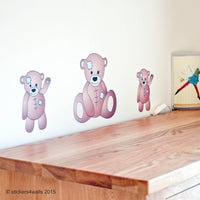 
              Now On Sale Tatty Teddy style Fabric Wall Stickers - Reusable
            