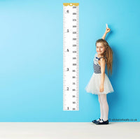 
              Fun Tape Measure Adhesive Height Chart - Reusable Wall Sticker
            