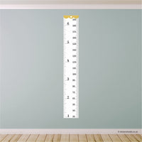 
              Fun Tape Measure Adhesive Height Chart - Reusable Wall Sticker
            