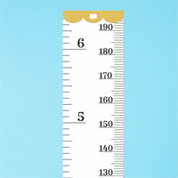 
              Fun Tape Measure Adhesive Height Chart - Reusable Wall Sticker
            