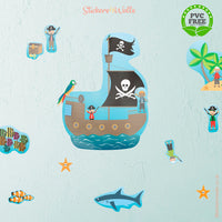 
              On Sale Now Pirate Story Wall Stickers - Interactive Wall decor
            