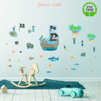 
              On Sale Now Pirate Story Wall Stickers - Interactive Wall decor
            