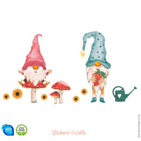 
              Gardening Gnome Spring Window Decor Cling Stickers
            