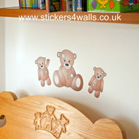 Now On Sale Tatty Teddy style Fabric Wall Stickers - Reusable