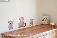 
              Now On Sale Tatty Teddy style Fabric Wall Stickers - Reusable
            