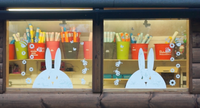 
              Easter Bunny Themed Window Decoration Stickers
            