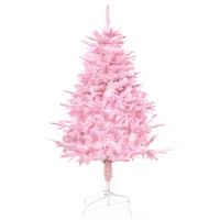 4FT Artificial Christmas Tree Holiday Xmas Automatic Open for Home Party Pink