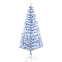 Artificial Fibre Optic Christmas Tree Seasonal Decoration w/ 26 LED HOMCOM