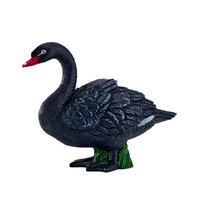 
              Black Swan Toy Realistic Water Bird Model
            