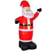 
              8ft Inflatable Christmas Santa Claus Xmas Deco with LED Air Blown Yard Outdoor
            