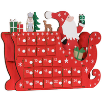 
              HOMCOM Advent Calendar, Christmas Countdown Calendar with 24 Drawers
            