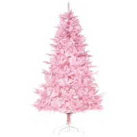 
              6FT Artificial Christmas Tree Holiday Xmas Automatic Open for Home Party Pink
            