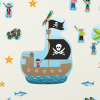 
              On Sale Now Pirate Story Wall Stickers - Interactive Wall decor
            